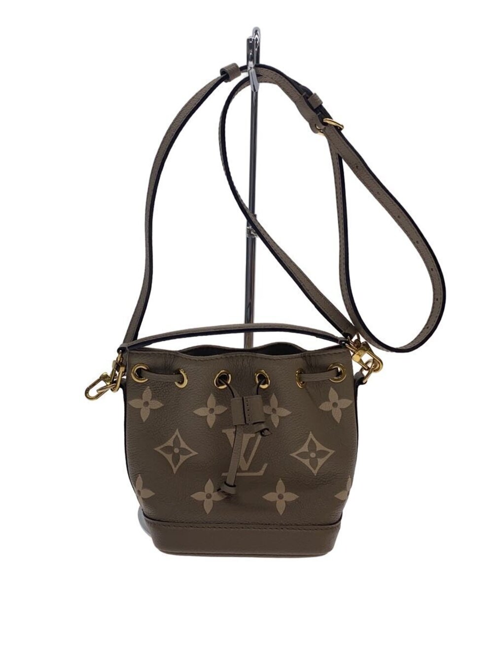Louis Vuitton Noe bag bicolor Empreinte leather Beige Cream